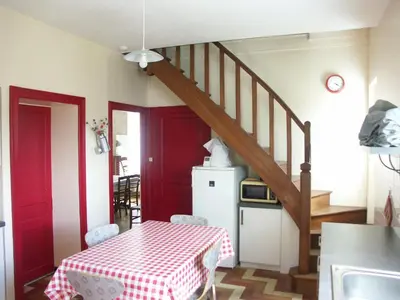 Cuisine ou kitchenette dans l'établissement Gîte Val d'Oire et Gartempe