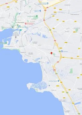 Plan de l'établissement A -15min à Vélo du vieux Port La Rochelle 3