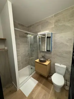 Salle de bains dans l'établissement Appartement Hyper centre