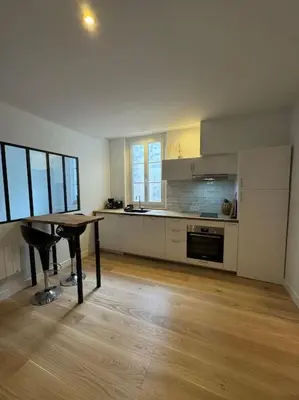 Cuisine ou kitchenette dans l'établissement Appartement Hyper centre