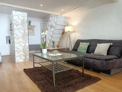 Coin salon dans l'établissement Véritable petit nuage