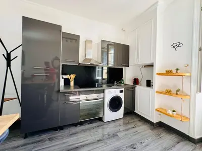 Cuisine ou kitchenette dans l'établissement Islen