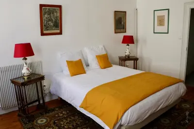 Un ou plusieurs lits dans un hébergement de l'établissement Chambre d'hôte AMELIE