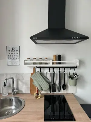 Cuisine ou kitchenette dans l'établissement La maison du Maréchal