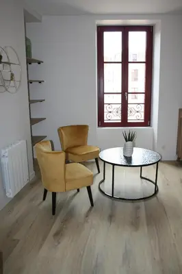 Coin salon dans l'établissement Les nuits d'ALDEARDE
