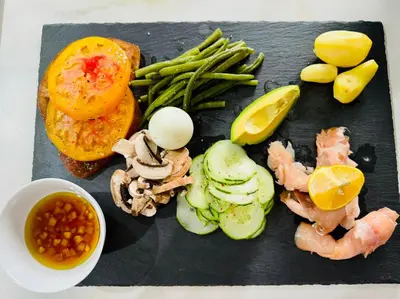 Nourriture dans la maison d'hôtes ou à proximité