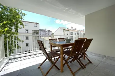 Balcon ou terrasse dans l'établissement New T4 near the Old Port of La Rochelle