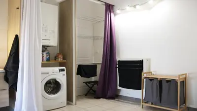 Cuisine ou kitchenette dans l'établissement La Maison de la Venise Verte - 4 chambres, jardin