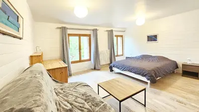 Un ou plusieurs lits dans un hébergement de l'établissement La Maison de la Venise Verte - 4 chambres, jardin