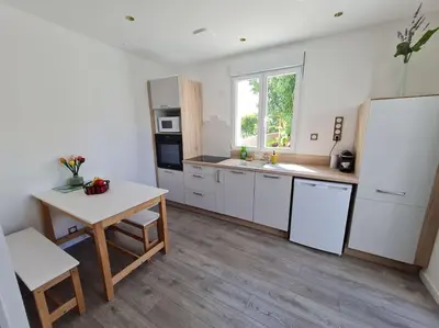 Cuisine ou kitchenette dans l'établissement Dépendance avec place de parking