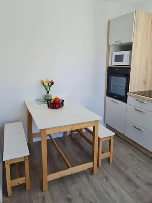Cuisine ou kitchenette dans l'établissement Dépendance avec place de parking