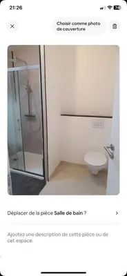 Salle de bains dans l'établissement Maison avec jardin Proche La Rochelle