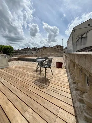 Balcon ou terrasse dans l'établissement Roof top Cognac