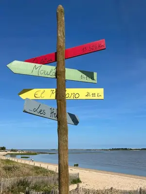 Paysage naturel près de le camping