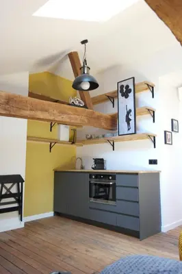 Cuisine ou kitchenette dans l'établissement Et Pop Et Chic, la maison !