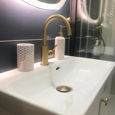 Salle de bains dans l'établissement La Céleste, Et Pop Et Chic !