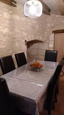 Coin salon dans l'établissement La tour du logis
