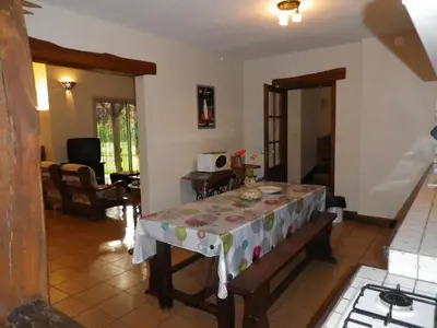 Coin salon dans l'établissement Marais poitevin, Gîte D'andréa