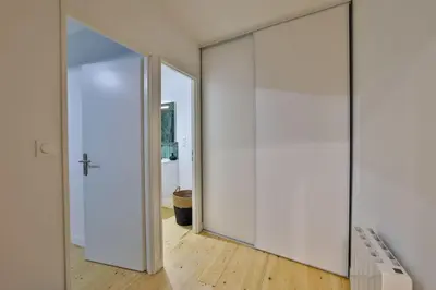 Salle de bains dans l'établissement Le Cognaçais #Clim #1 à 4 pers