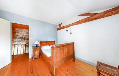 Un ou plusieurs lits dans un hébergement de l'établissement 3 Bedroom Cozy Home In Ligné
