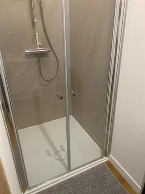 Salle de bains dans l'établissement Appart à Mémé 2 chambres