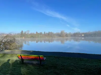 Paysage naturel près de le village vacances