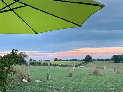 Paysage naturel près de la maison de vacances