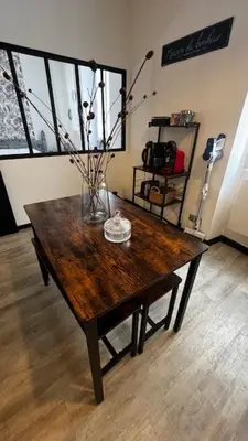 Coin salon dans l'établissement Très joli T2 dans la vieille ville