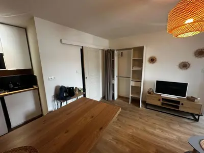 Télévision ou salle de divertissement dans l'établissement Le Petit phucket - centre ville - wifi
