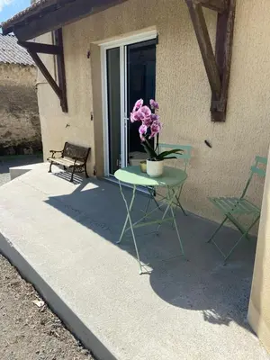 Terrasse ou espace extérieur de l'établissement chambre d'hôtes les roseaux