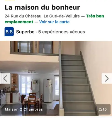 Plan de l'établissement La maison du bonheur