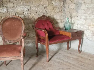 Coin salon dans l'établissement Nuit insolite, chambre au dessus d'une étable
