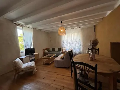 Coin salon dans l'établissement Domaine Manilea - Piscine - Proche Océan