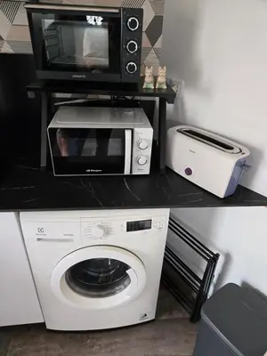 Cuisine ou kitchenette dans l'établissement Jolilina