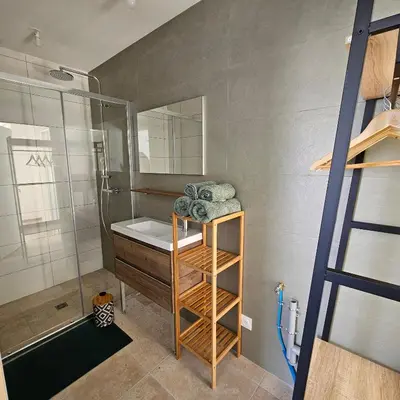 Un ou plusieurs lits dans un hébergement de l'établissement Studio des Haras