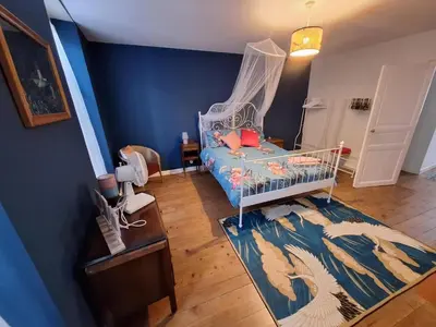 Un ou plusieurs lits dans un hébergement de l'établissement 3Bed House- Sleeps 6 - Pool Garden Pets Parking
