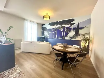 Coin salon dans l'établissement La Lorraine : cosy en centre ville