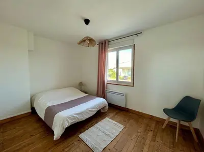 Un ou plusieurs lits dans un hébergement de l'établissement Maison 4 couchages