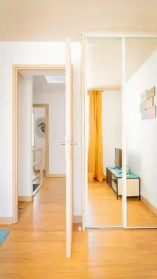 Salle de bains dans l'établissement Appart' des Tours de La Rochelle