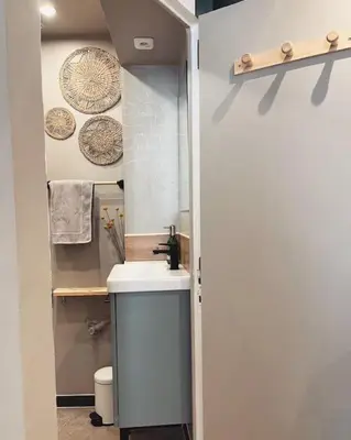 Cuisine ou kitchenette dans l'établissement Le studio du Marché, hyper centre