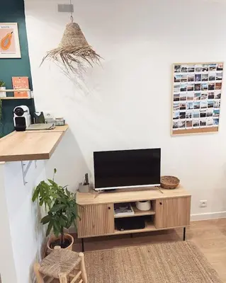 Télévision ou salle de divertissement dans l'établissement Le studio du Marché, hyper centre