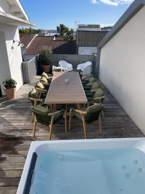 Balcon ou terrasse dans l'établissement Villa Rompsay