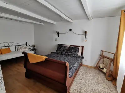 Un ou plusieurs lits dans un hébergement de l'établissement Épi Cottage