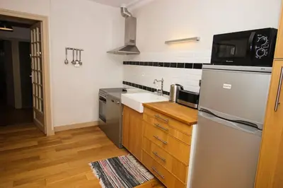 Cuisine ou kitchenette dans l'établissement Appartement du XVIIè siècle, hypercentre 2 chambres