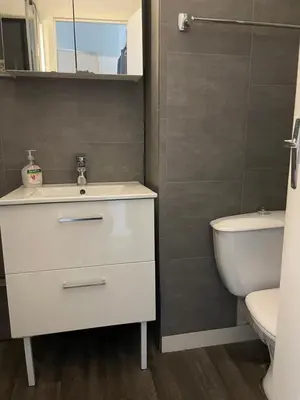 Salle de bains dans l'établissement Studio central cosy proche gare