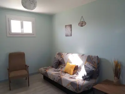 Coin salon dans l'établissement Morliane