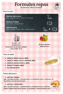 Plan de l'établissement Studio du domaine équestre B & G