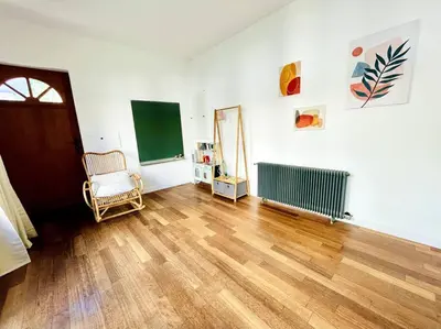 Un ou plusieurs lits dans un hébergement de l'établissement Casa Rochelaise - Jacuzzi