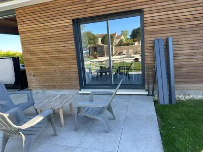 Balcon ou terrasse dans l'établissement Chambre confort