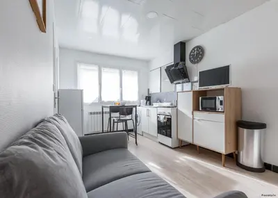 Cuisine ou kitchenette dans l'établissement LE REPAIRE - T2 23 m2